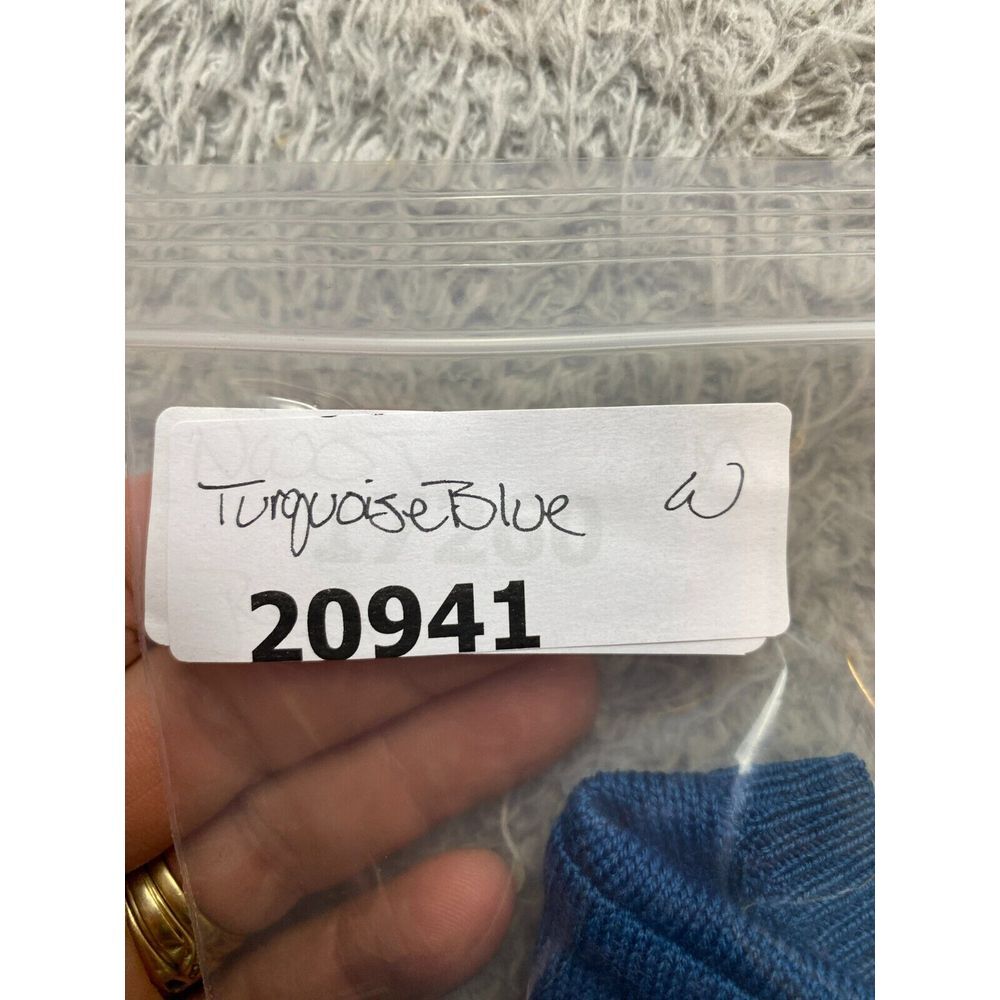 Pendleton Sweater Womens Extra Large Turquoise Bl… - image 8